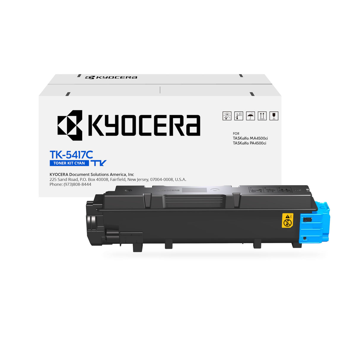 KYOCERA TK-5417C Cyan Toner Cartridge for for MA4500ci / PA4500ci Model Laser Printers (1T02Z7CUS0)