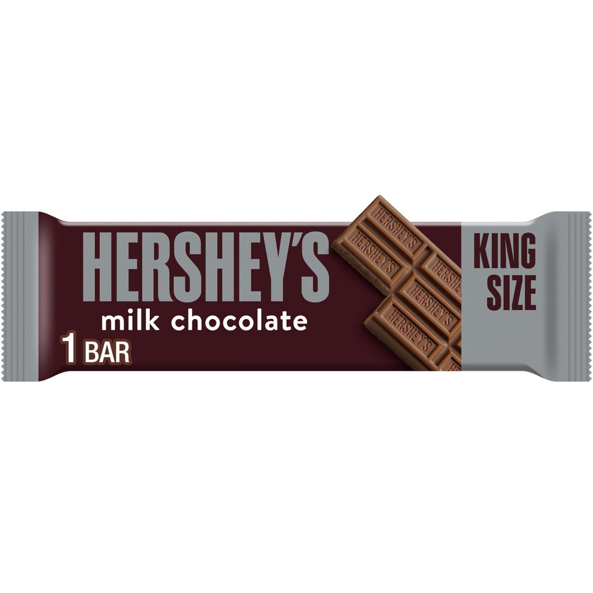 HERSHEY'S Milk Chocolate King Size Bar 2.6 oz