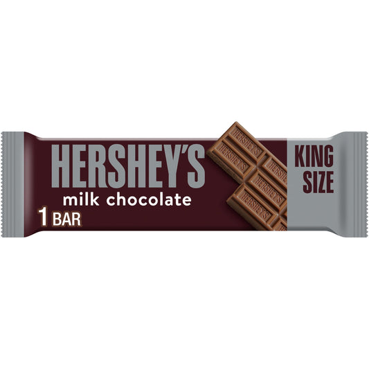HERSHEY'S Milk Chocolate King Size Bar 2.6 oz