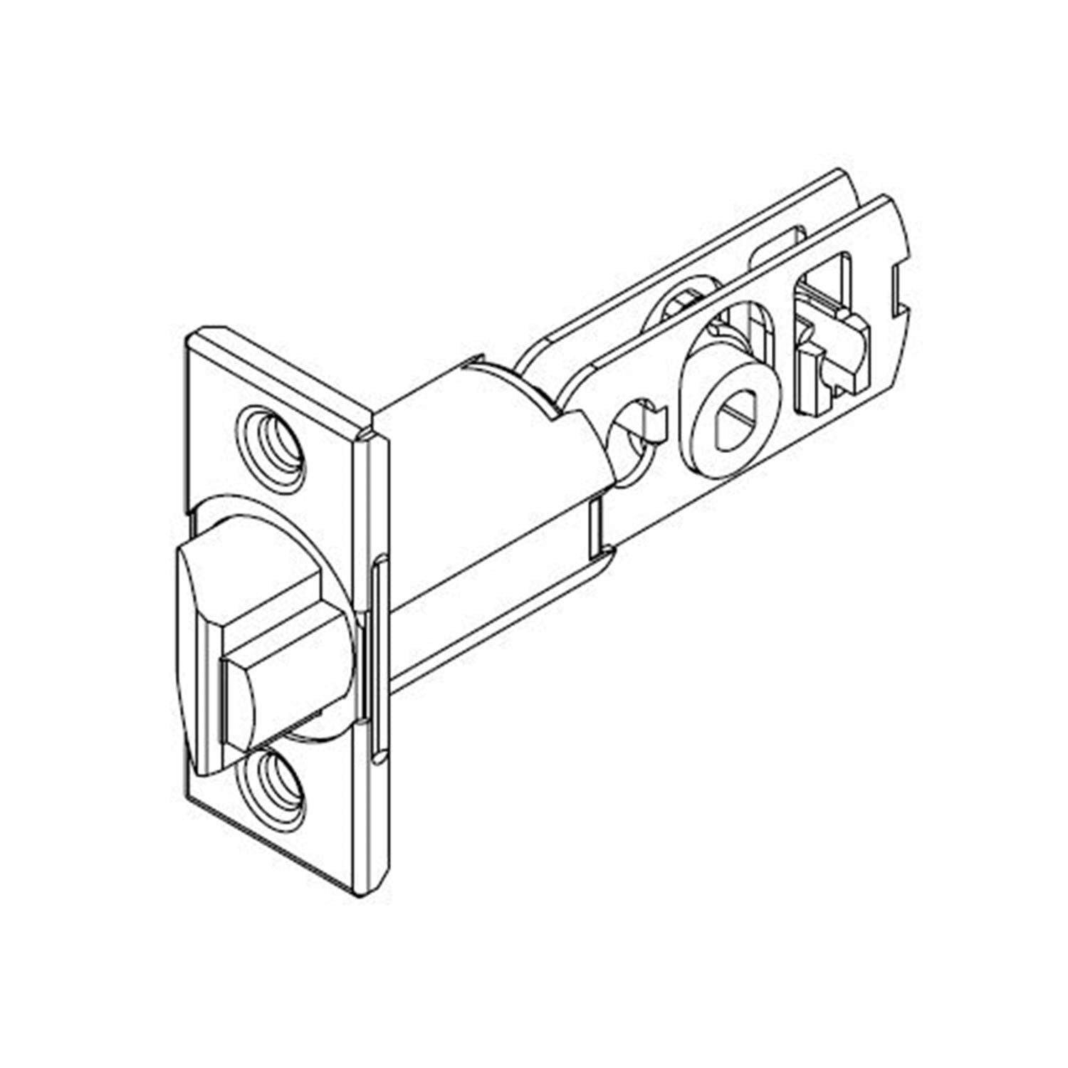 Kwikset 3277 US26D 2-3/8in Deadlatch