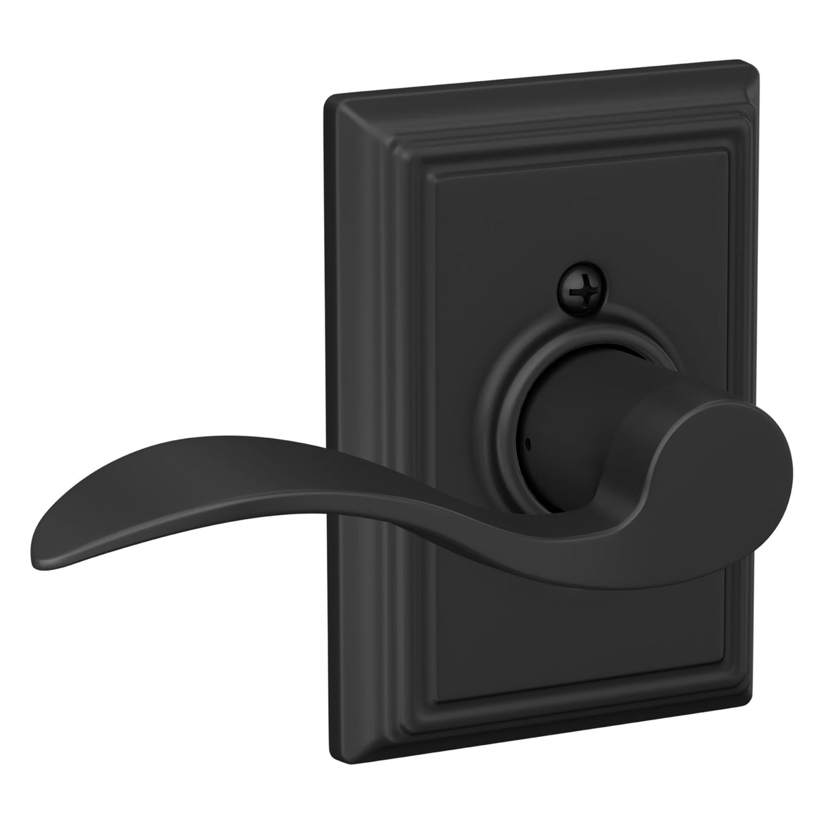 Schlage F170-ACC-ADD-LH Matte Black Leverset Schla