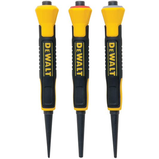 Dewalt Bi-Material Nail Sets DWHT58018 3-Pack