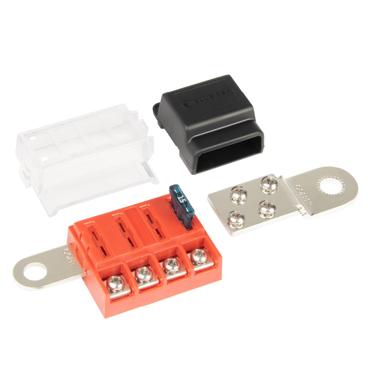 Blue Sea Systems 5024 ST Blade Fuse Block 4-Way 100A