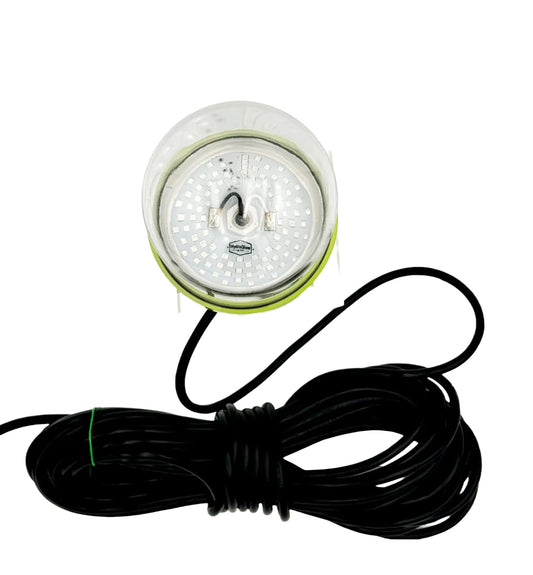 Hydro Glow Sea Floor Dock Light- 50 ft Waterproof Cord, Bright LED Green Glow, Perfect for Night Fishing, Piers & Waterfronts (Green, SF200)