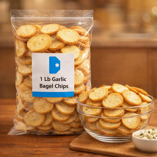 Legacy Garlic Bagel Chips 10lb