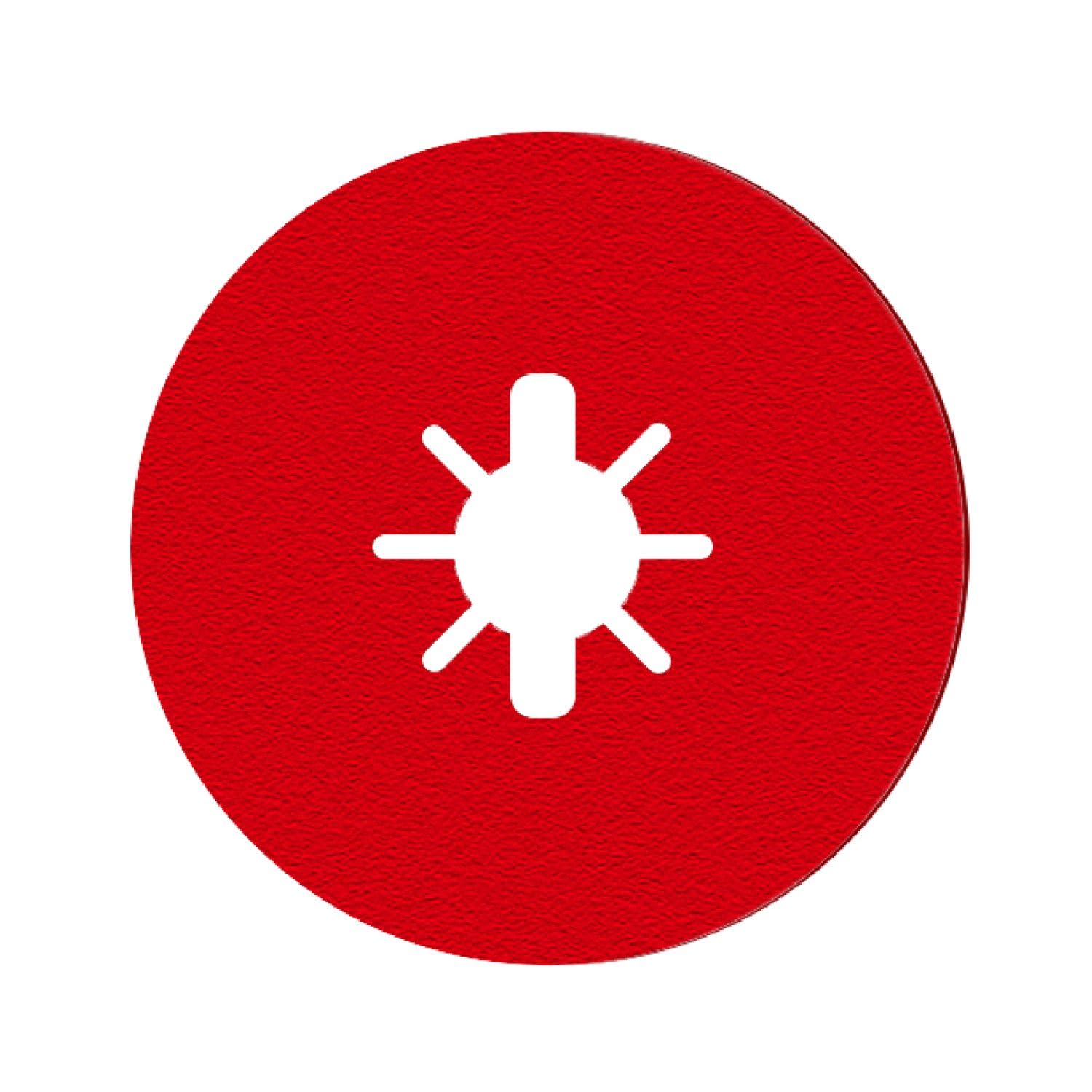 Diablo Fiber Disc 4.5" 36-Grit 4-Pack DCF045036S04G