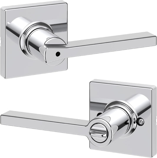 Kwikset Casey Privacy Door Lever, 6 Pack