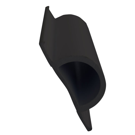 Dock Edge+ D PVC Profile Dock Guard Black 16ft