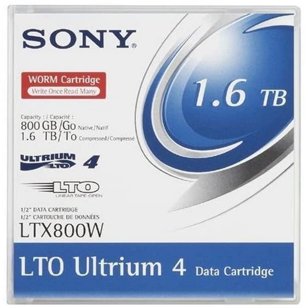 Sony LTX800W LTO Ultrium WORM 4 Tape 800GB/1.6TB