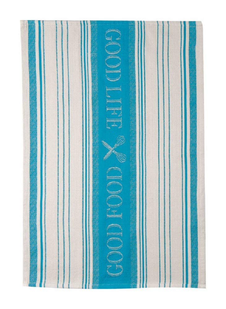 Kay Dee Tea Towel Jacquard Teal 18x28