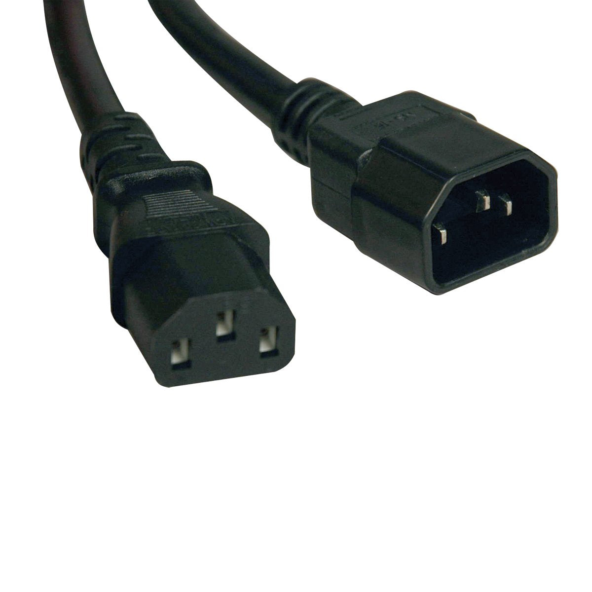Tripp Lite Power Extension Cord 1-ft P004-001 Black