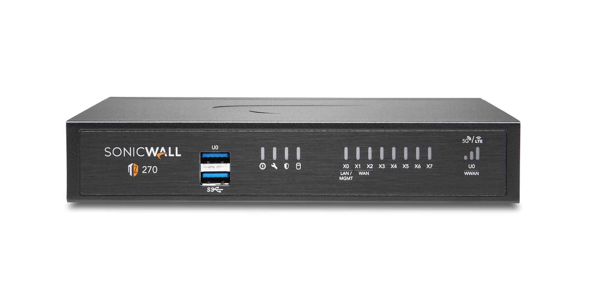 SonicWall TZ270 Gen7 Firewall Advanced 1YR (02-SSC-6843)