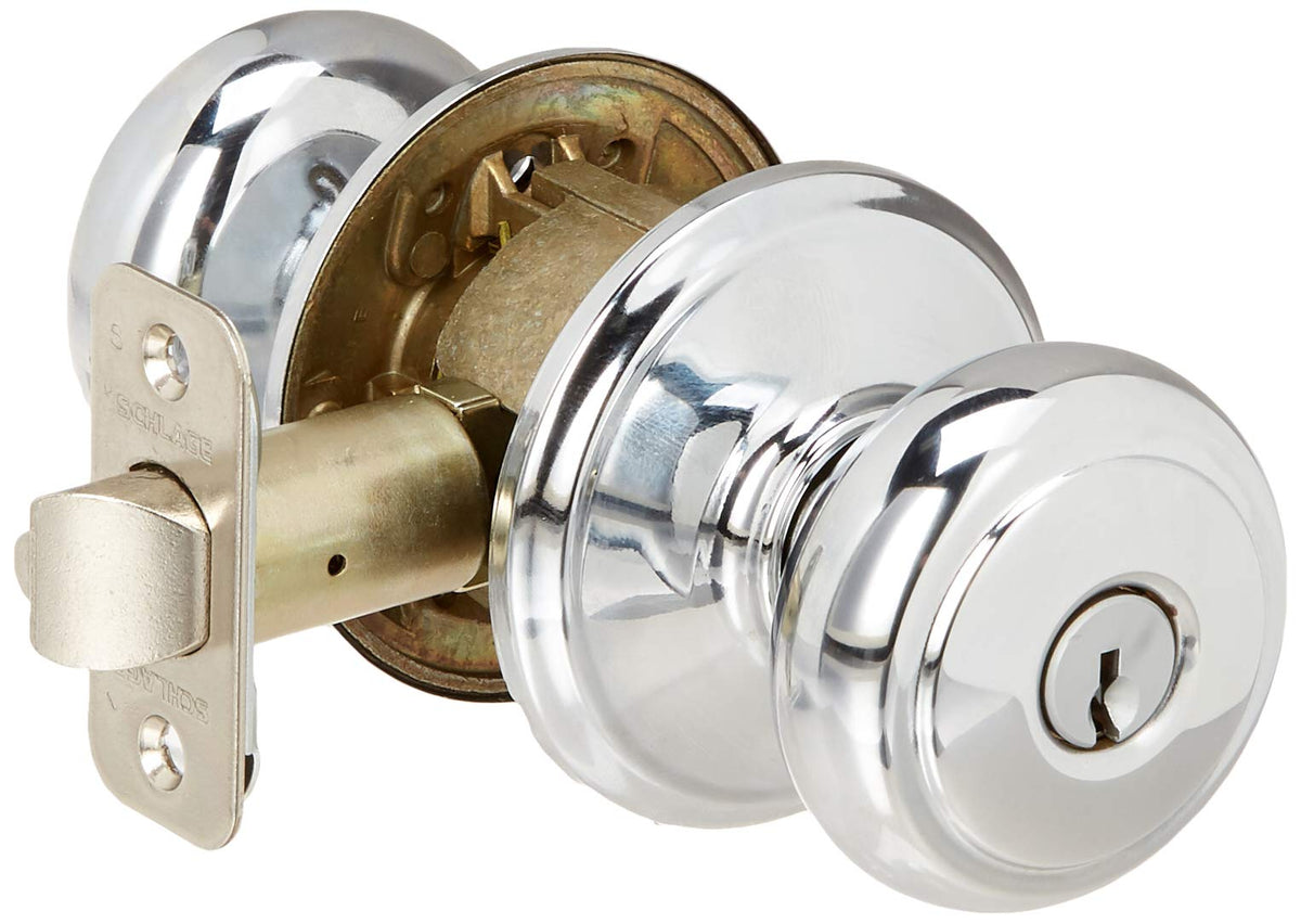 Schlage Andover F51A Entry Door Lock 625 Chrome