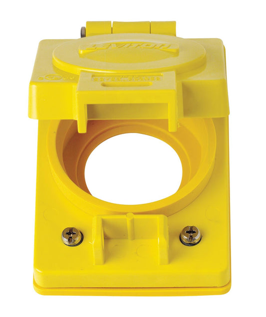 Leviton 1-Gang Receptacle Flip Lid 60W05, 30A