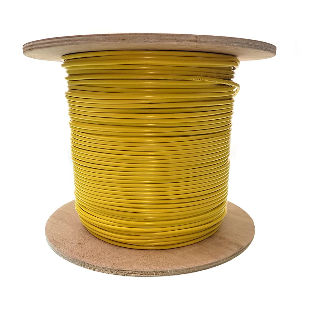 CableWholesale Plenum 2 Strand OS2 9/125 Fiber Optic Cable 1000ft