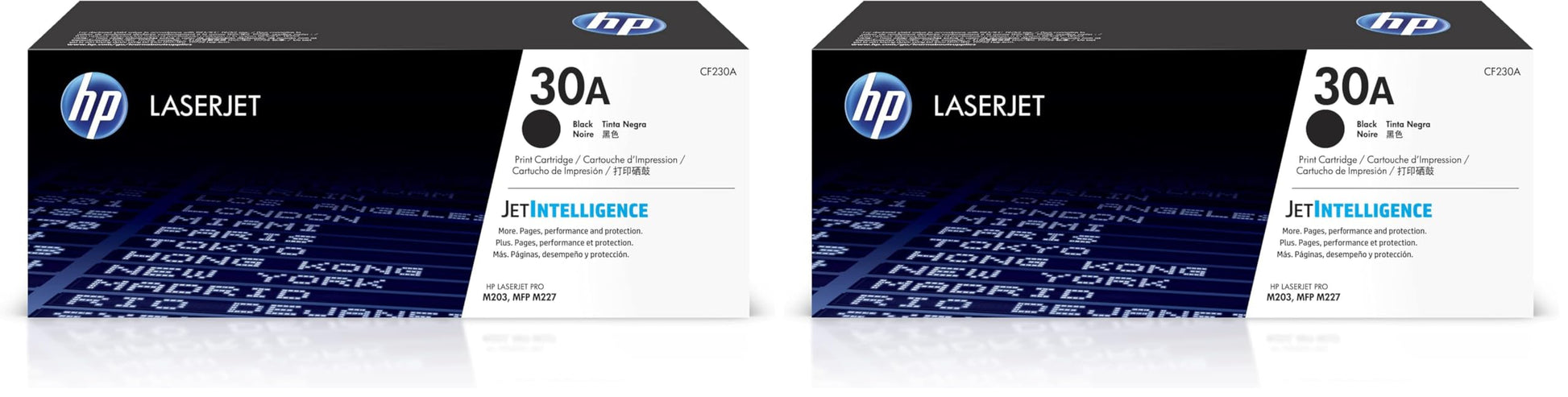 HP 30A Black Toner Cartridge CF230A 2-Pack