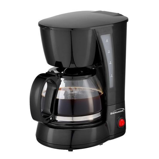 Brentwood 4-Cup Coffee Maker Black