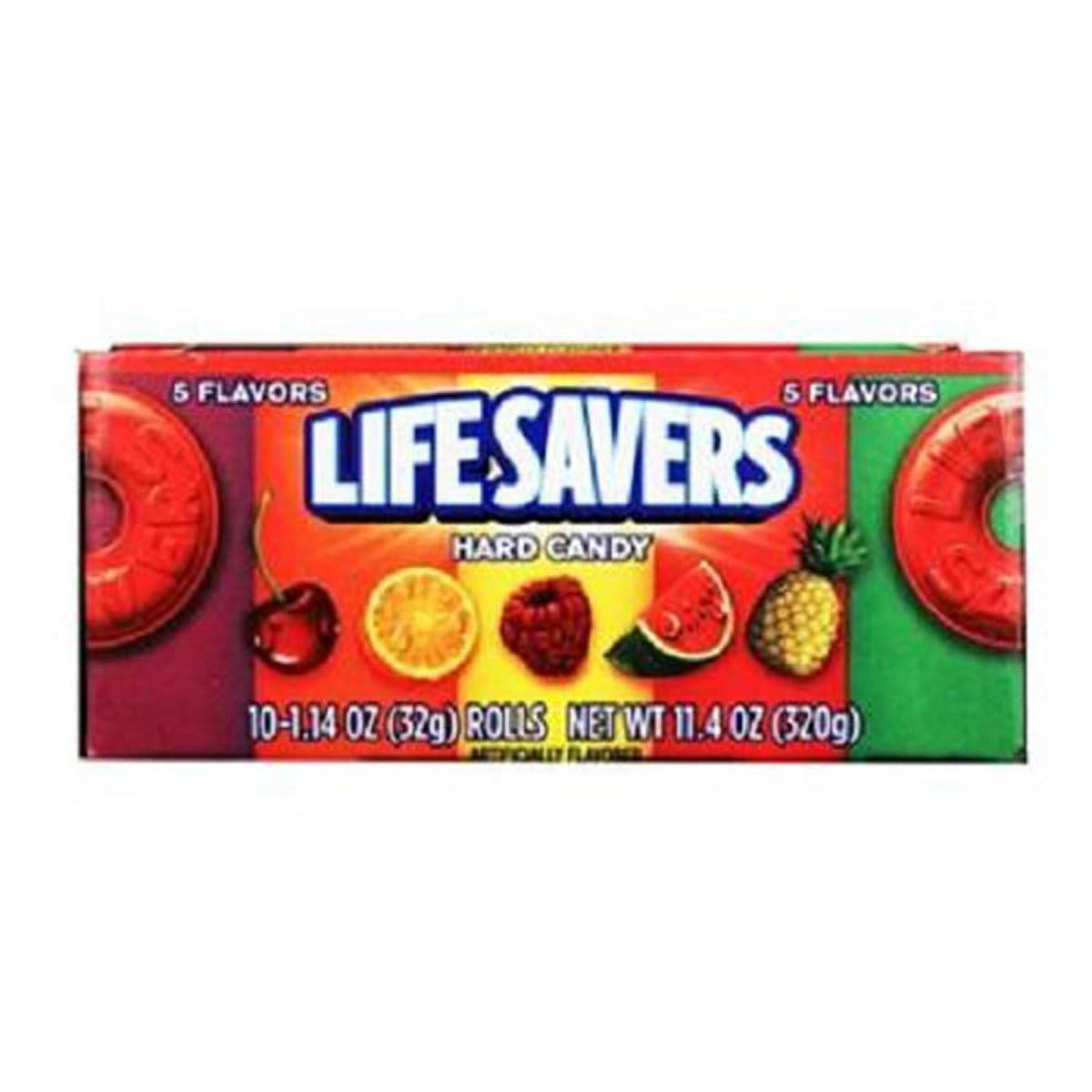 LIFE SAVERS 5 Flavor Hard Candy Roll 1.14oz 20ct