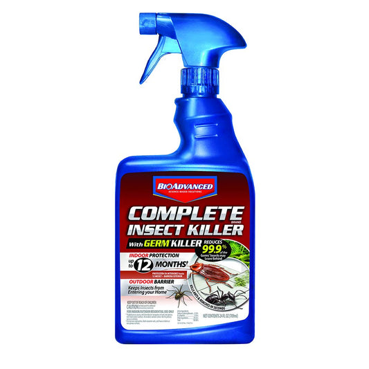 BioAdvanced Home Insect Killer Plus Germ Killer, Ready-to-Use, 24 oz