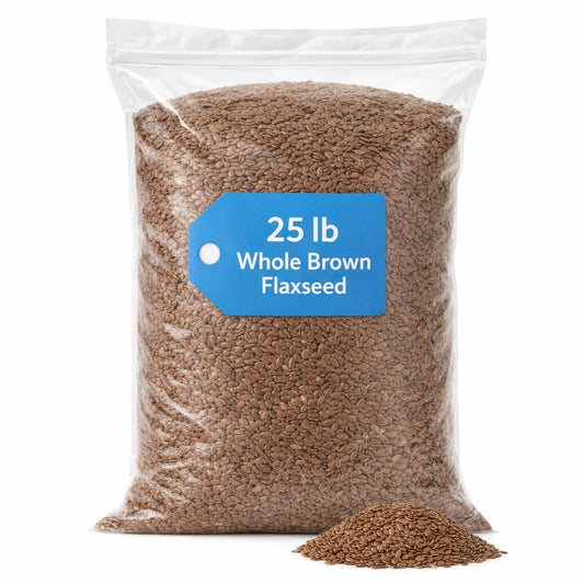 No Brown Flaxseed 25lb Bulk Bag