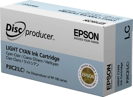 Epson DiscProducer PP-100/PP-50 C13S020448 Ink Cartridge (Light Cyan, 1-Pack) in Retail Packaging