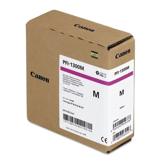 Canon 0813C001AA (PFI-1300) Ink (Magenta) in Retail Packaging