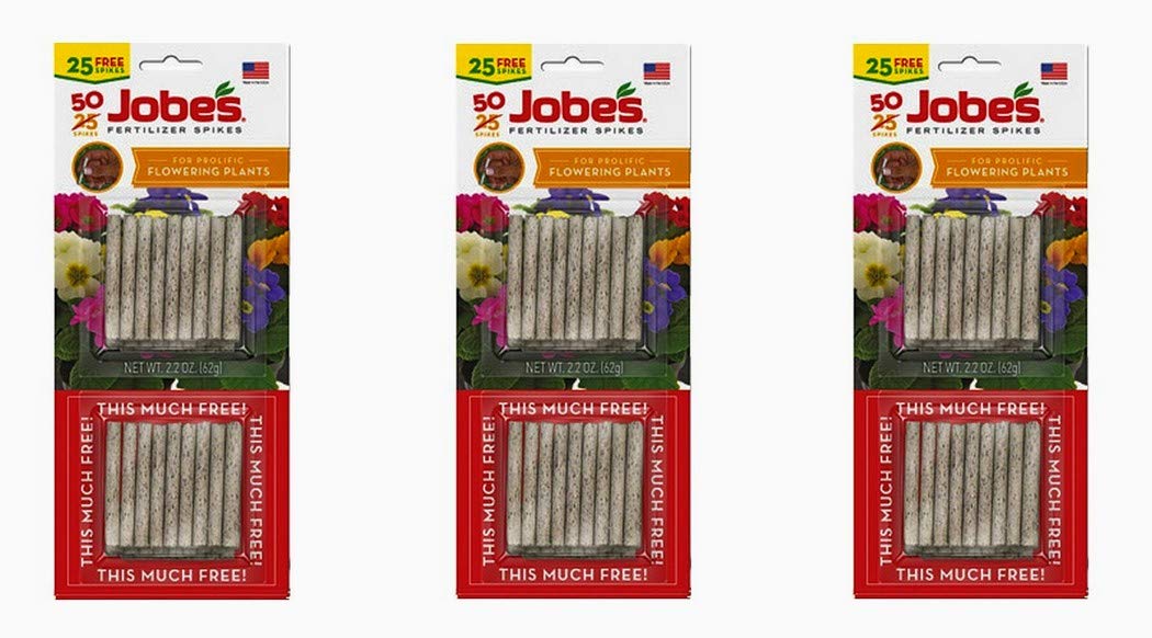 Jobe's 05231T Flowering Plant Fertilizer Spikes 3 Pack
