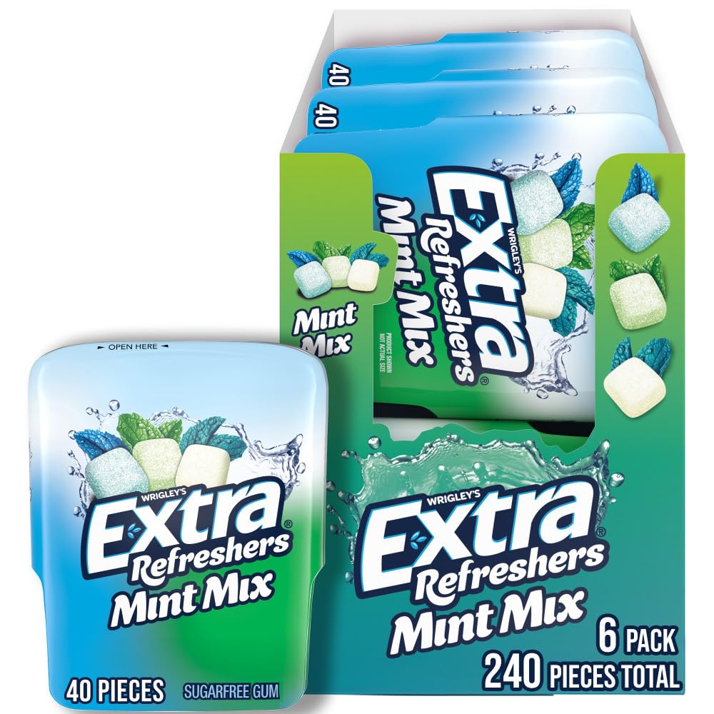 Extra Refreshers Mint Mix 40pc Bottles 6/4ct