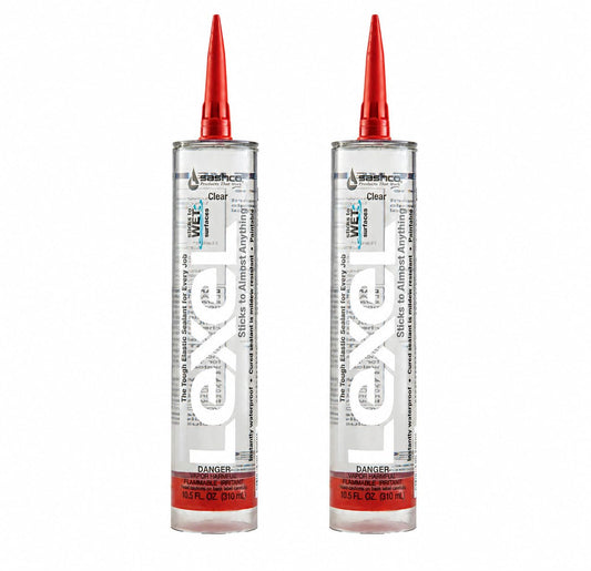 Sashco Inc 13010 2 Pack 10.5 oz. Lexel Adhesive Caulk, Clear