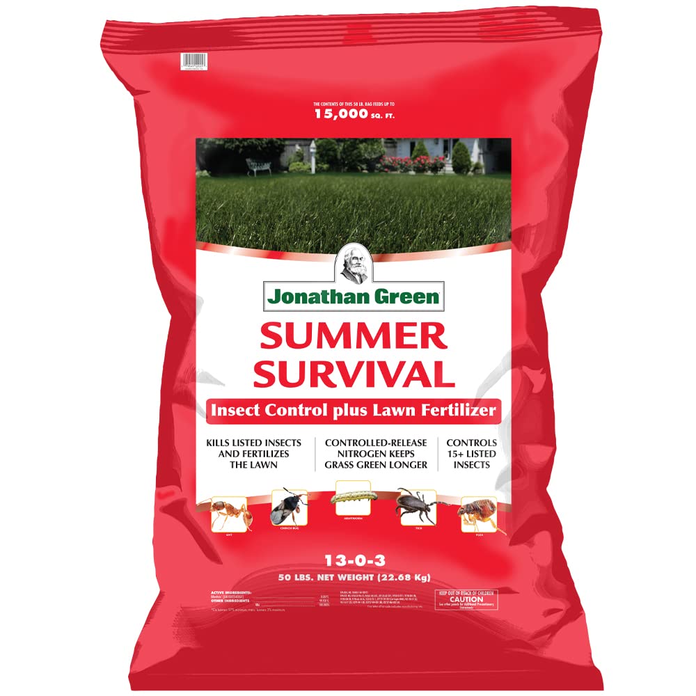 Jonathan Green Summer Survival Lawn Fertilizer 13-0-3 15,000 Sq. Ft.