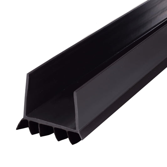 MD Slide-On Under Door Seal Black 3ft