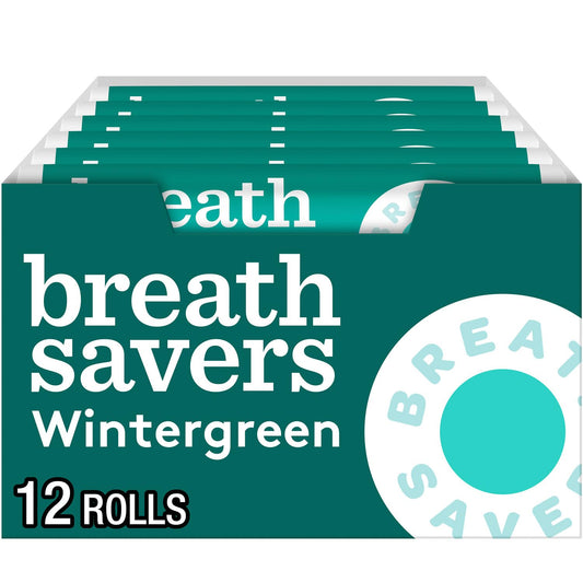 BREATH SAVERS Wintergreen Mints Roll .75 oz