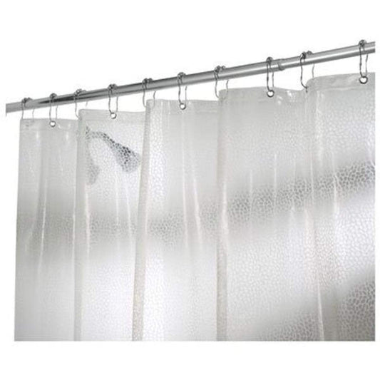InterDesign Rain EVA Shower Curtain 72" x 72" Clear