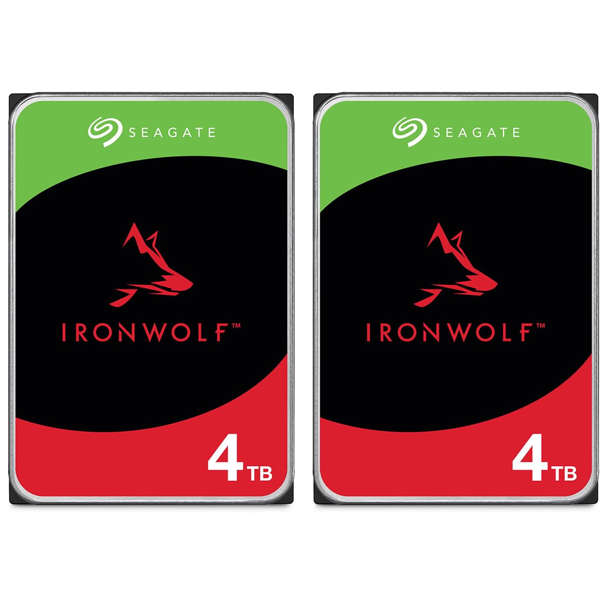 Seagate IronWolf SATA III NAS Hard Drive 4TB 2-Pack