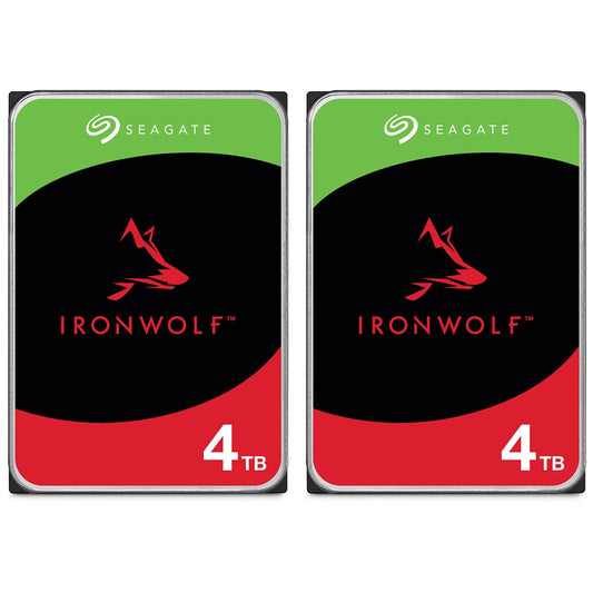 Seagate IronWolf SATA III NAS Hard Drive 4TB 2-Pack