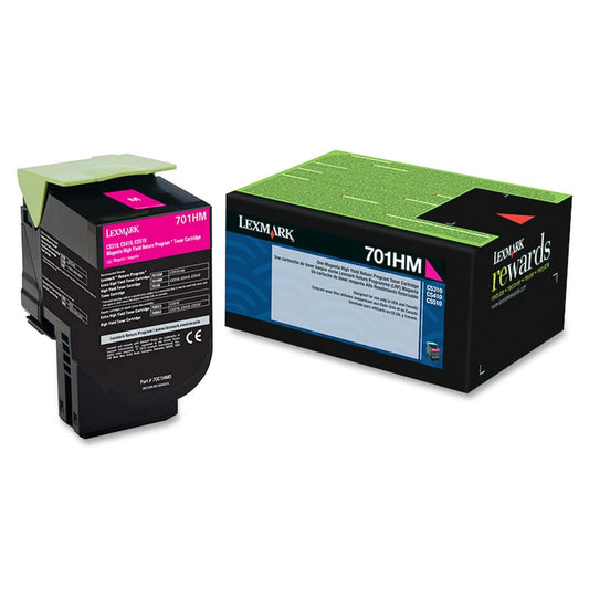 Lexmark LEX70C1HM0 Magenta Toner Cartridge 3000 Pages
