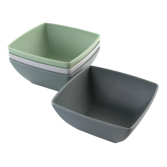 Gibson Home Grayson 4-Piece 6-Inch Melamine Bowl Set