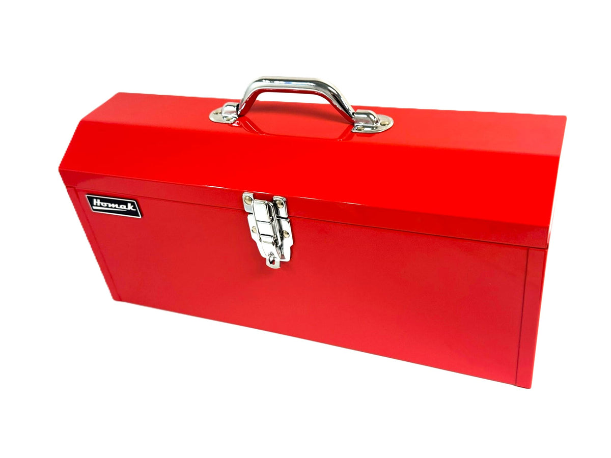 Homak 19" Portable Steel Tool Box, Red