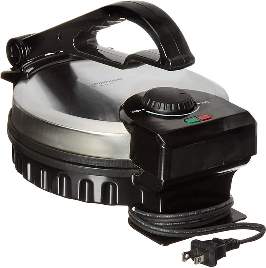 Brentwood Ts-127 Non-Stick Electric Tortilla Maker, 8-Inches, Stainless Steel