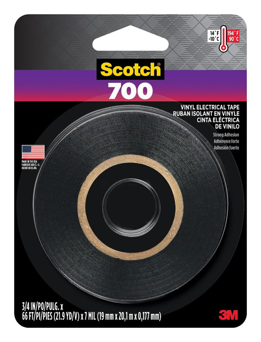 3M Scotch 700 Electrical Tape 3/4 in x 66 ft