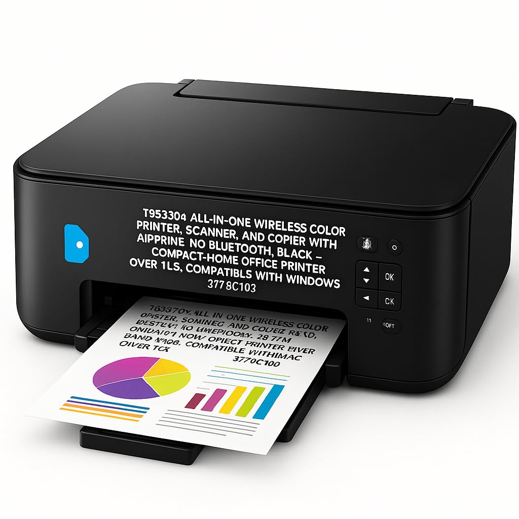Canon TS5320a All in One Wireless Printer, Scanner, Copier with AirPrint, no Bluetooth, Black