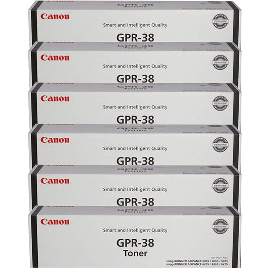 Canon GPR-38 Black Toner 6-Pack 3766B003AA