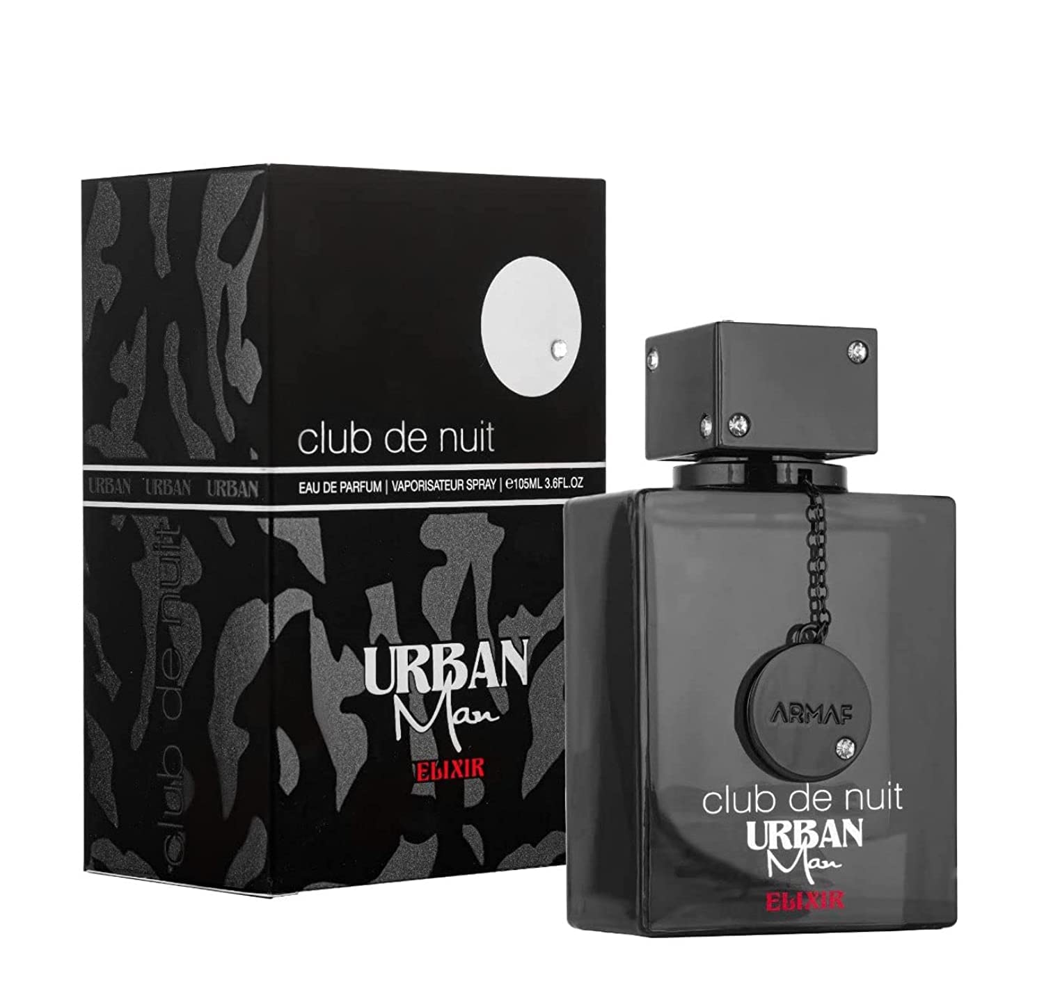 Armaf Club De Nuit Urban Man Elixir for Men Eau de Parfum Spray, 3.6 Ounce