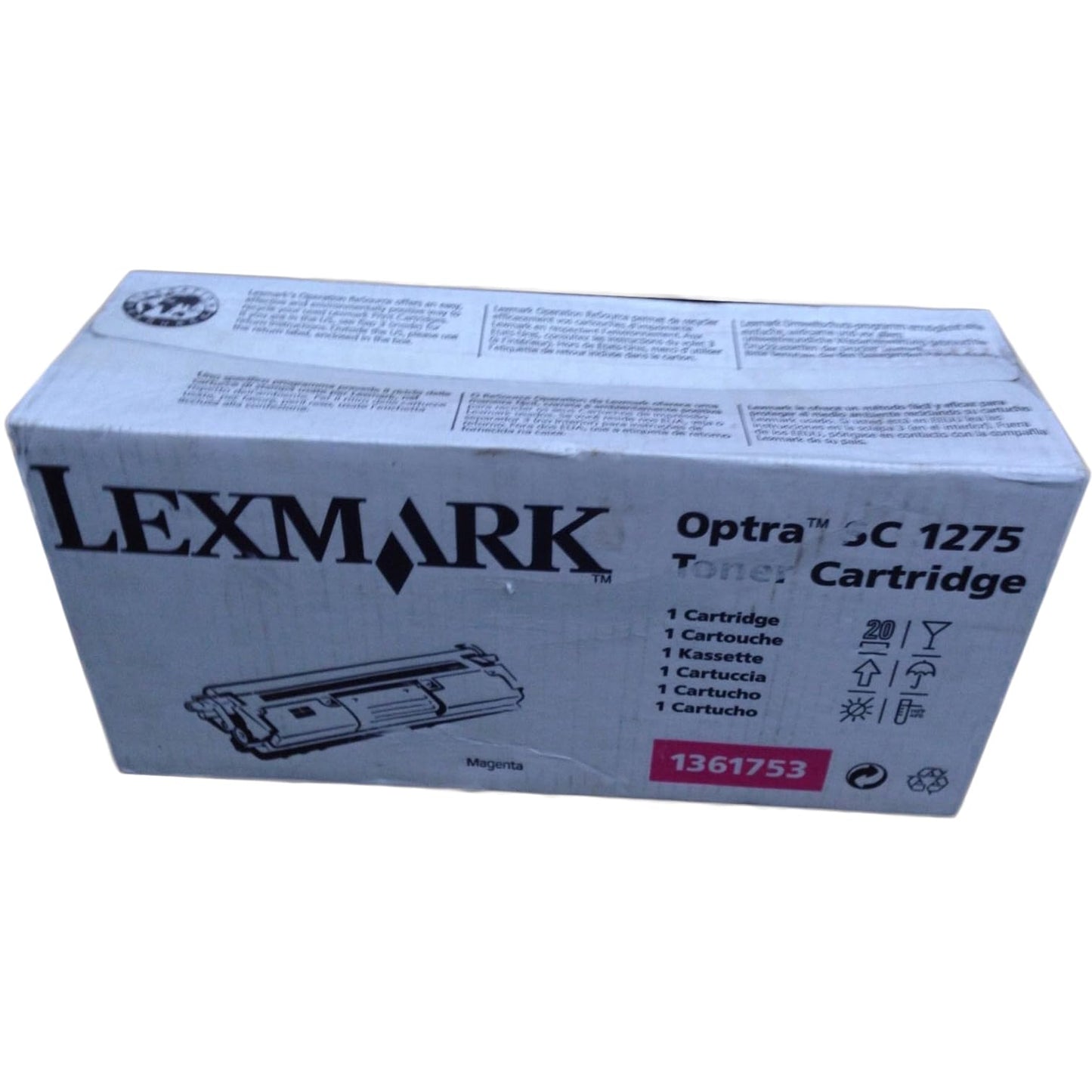 Lexmark OPTRA1275 Magenta Cartridge 1361753