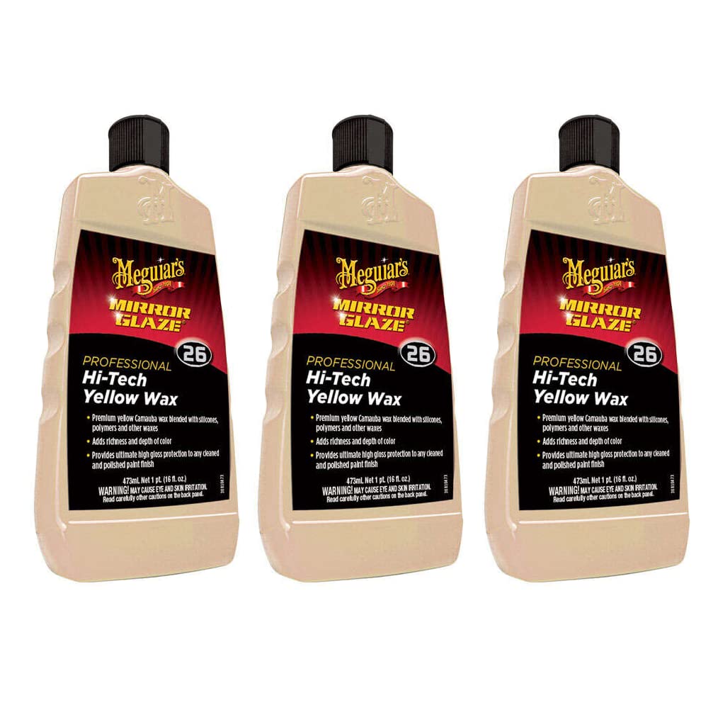 Meguiar's Mirror Glaze No. 26 Yellow Wax 16 fl oz