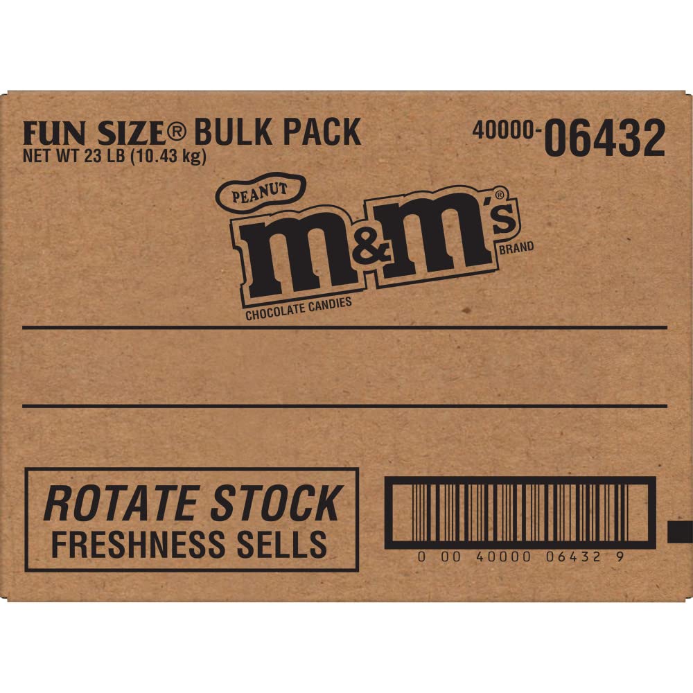 M&M'S Peanut Chocolate Candy 368 oz Bulk Box