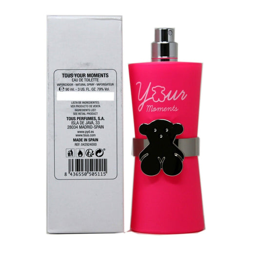 TOUS YOUR MOMENTS by Tous , EDT SPRAY 3 OZ *TESTER