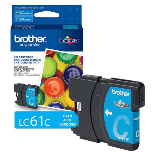 Brother lc61c Cyan Ink Cartridge for mfc-6490cw