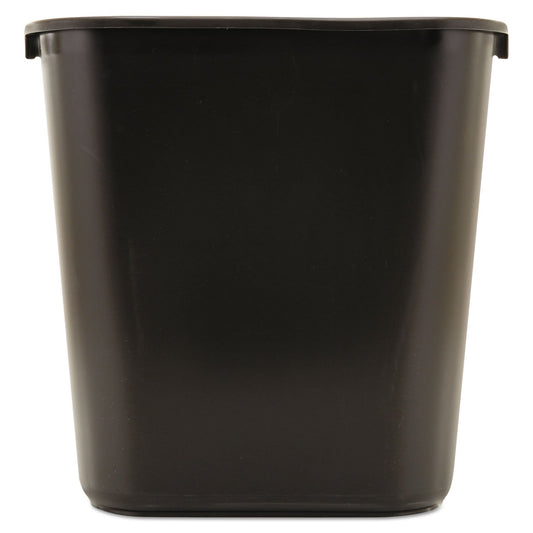 Rubbermaid Commercial Soft Molded Plastic Wastebasket, 7 Gal, Gray