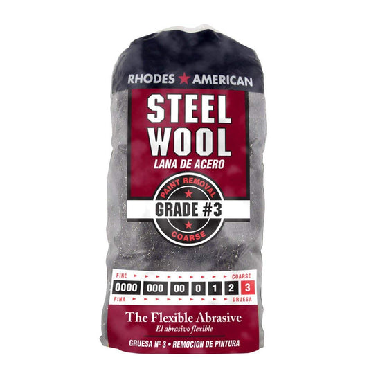 RHODES STEEL WOOL PADS #3 12PK